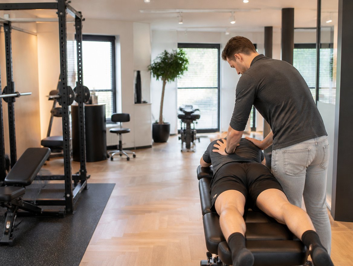 Sportchiropractie: sfeerbeeld bij sportchiropractie